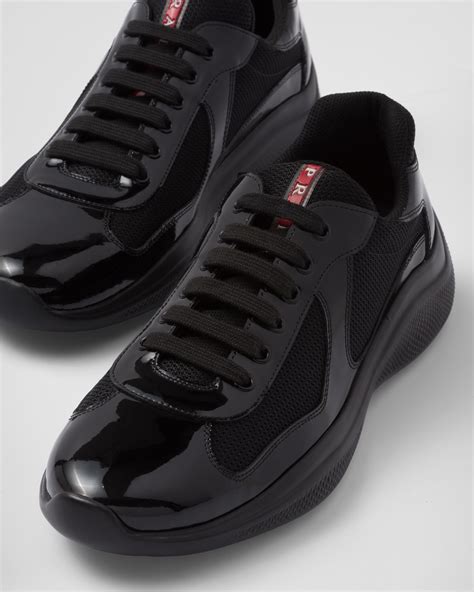 prada slip on walking shoes|prada black sneakers ladies.